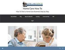 Tablet Screenshot of homecarehowto.com